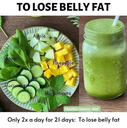 Belly Fat-Burning Green Smoothie 1