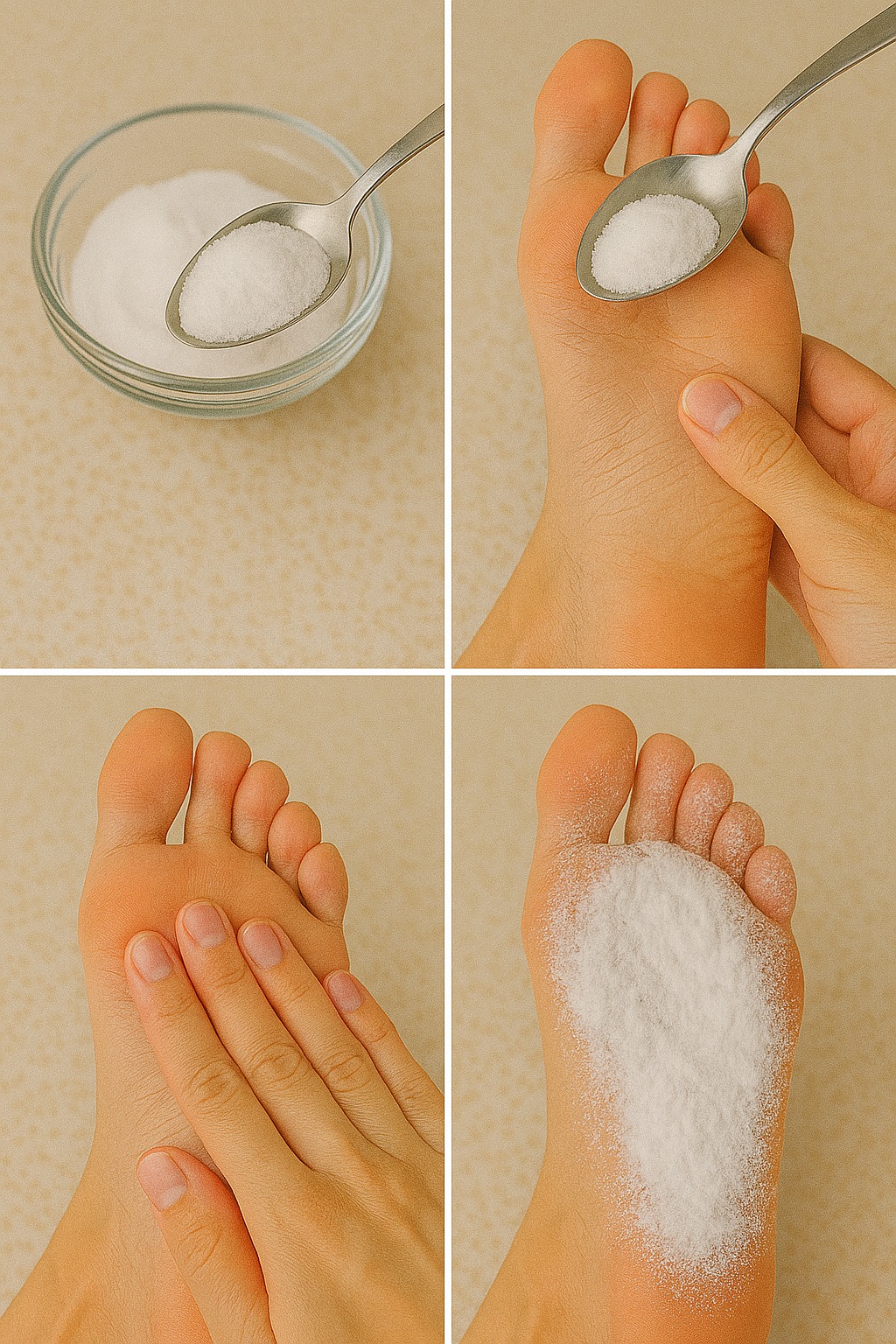 Fantastic benefits of using baking soda on your feet 1
