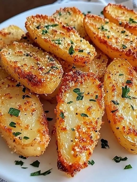 Crispy Parmesan Roasted Potatoes 1