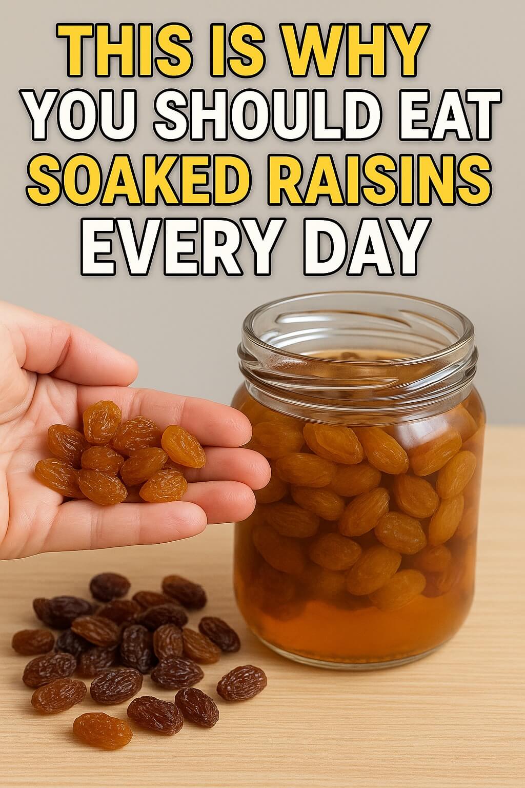The Surprising Health Benefits of Soaked Raisins for Your Well-Being 1