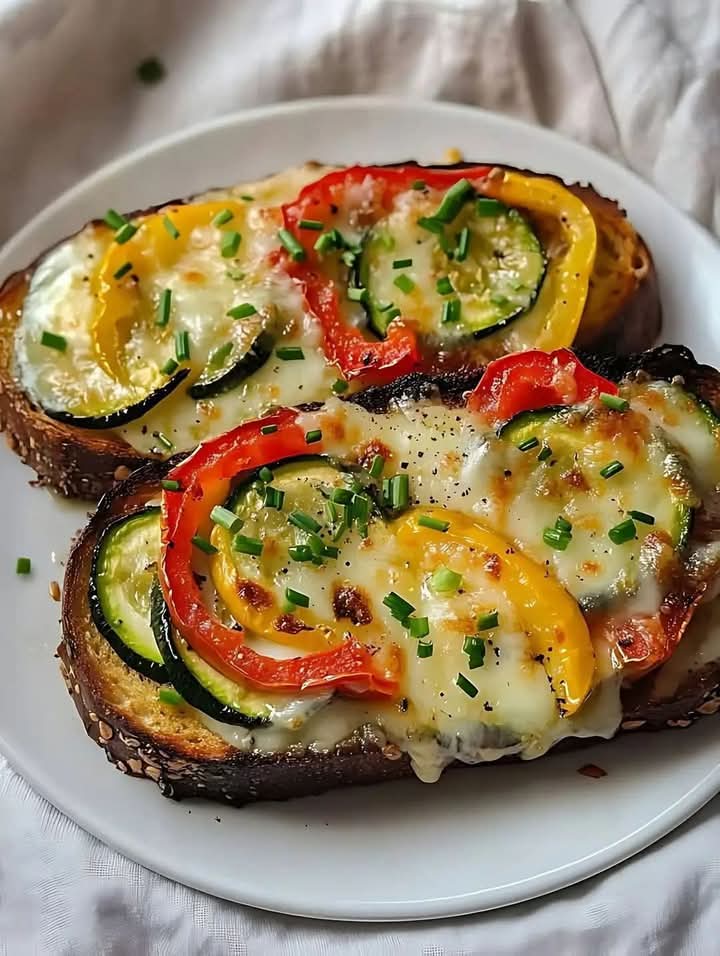 Veggie Melt on Toasted Bread 1