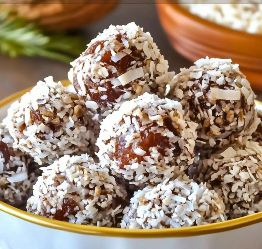Mediterranean Date Balls with Walnuts and Coconut 1
