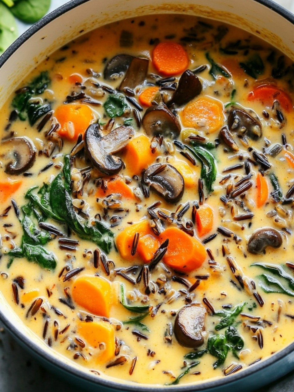 Mediterranean Cozy Autumn Wild Rice Soup 1