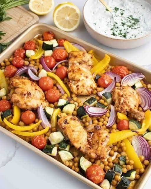 Mediterranean One-Pan Chicken  1
