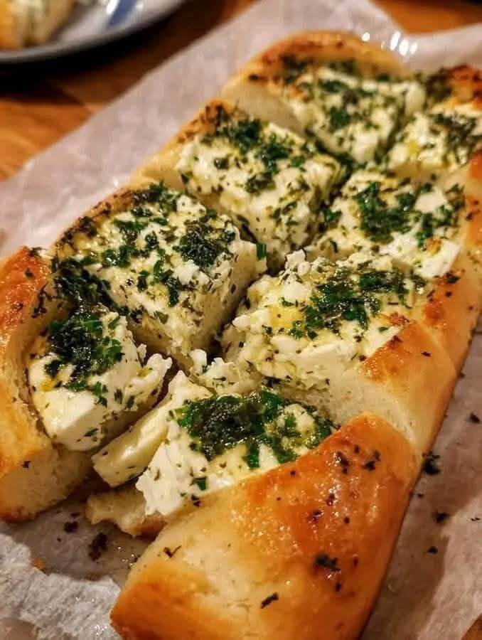 Viral Feta-Stuffed Garlic Bread 1