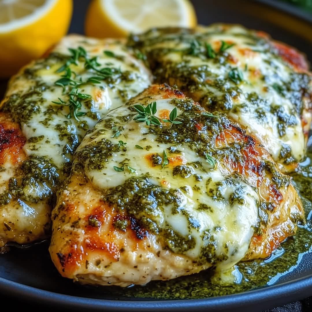 Pesto Mozzarella Baked Chicken 1