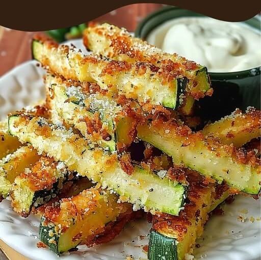 Air Fryer Parmesan Zucchini Fries 1