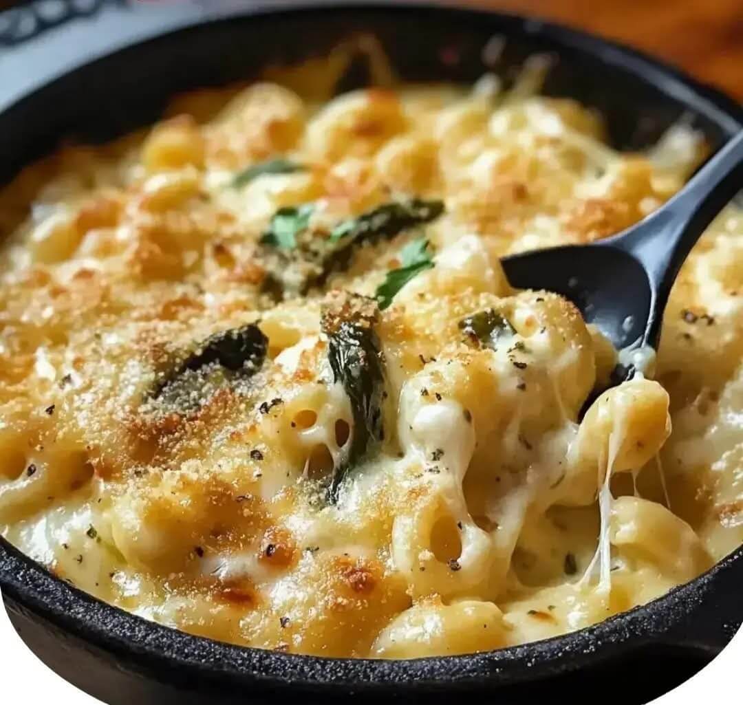 Mediterranean Poblano Gouda Mac & Cheese 1