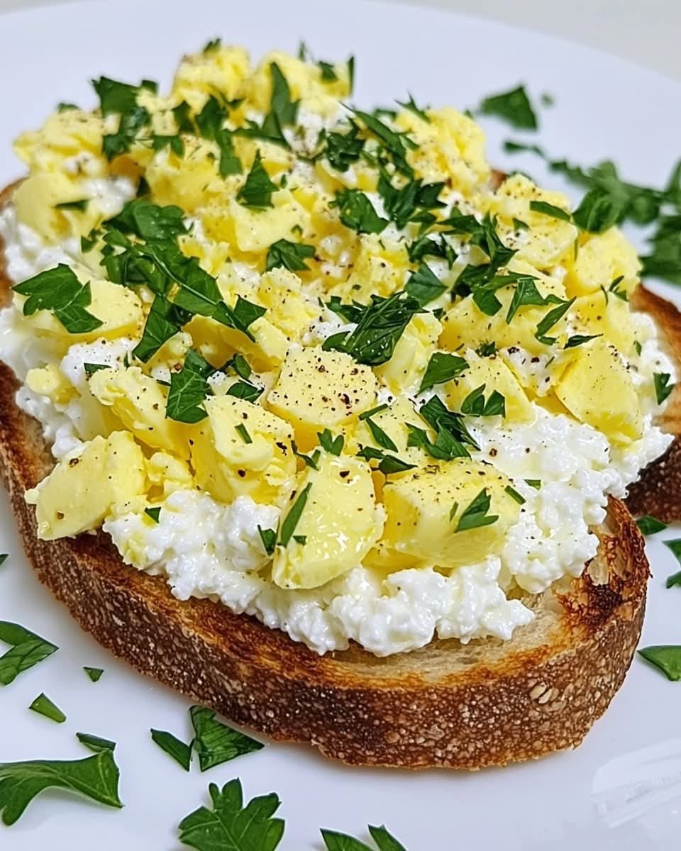 Egg & Cottage Cheese Power Toast 1