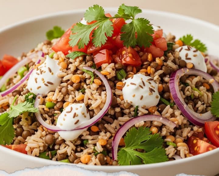 Indian Lentil and Rice Salad 1