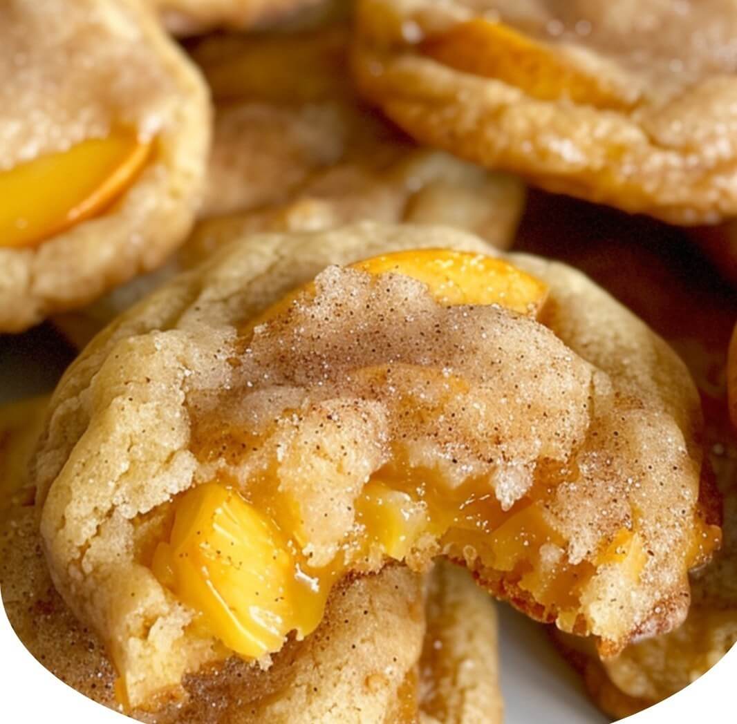 Irresistible Peach Cobbler Cookies 1