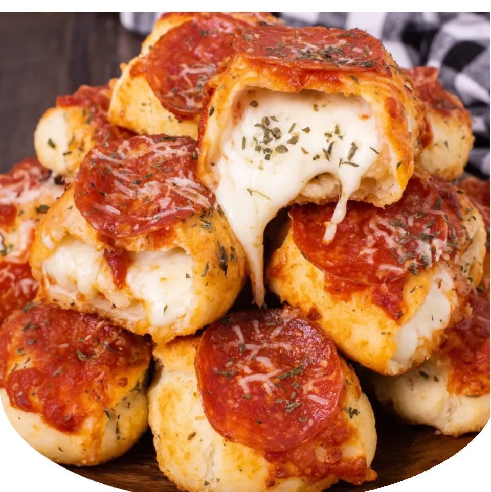 Air Fryer Stuffed Crust Pizza Bites 1