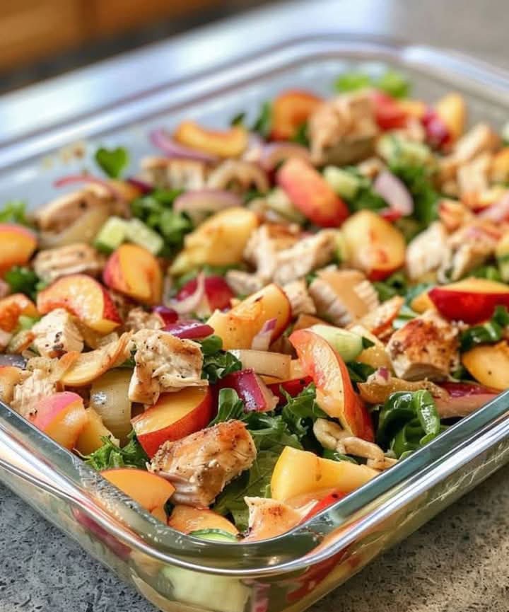 Mediterranean Greek Chicken Apple Salad 1