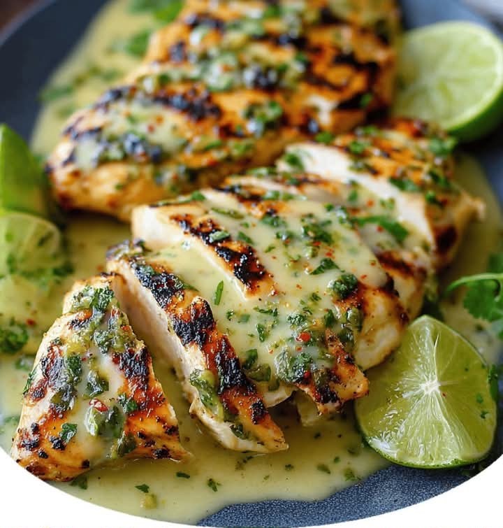Mediterranean Grilled Chicken with Herby Salsa Verde & Feta 1