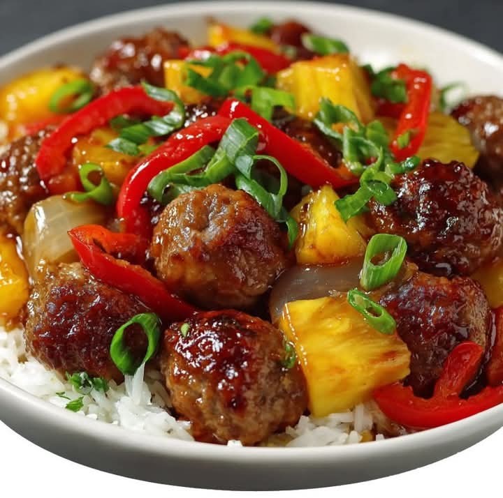 Mediterranean Sweet & Tangy Meatballs 1