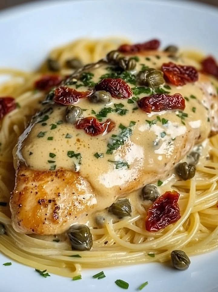 Mediterranean Chicken Piccata 1