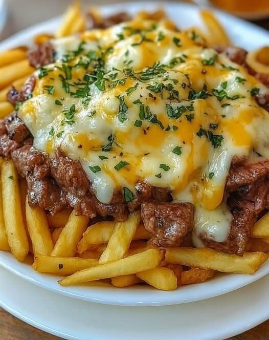 Philly Steak Cheese Fries 1
