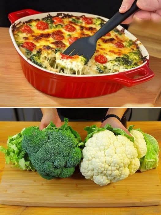 Mediterranean Broccoli and Cauliflower Casserole 1