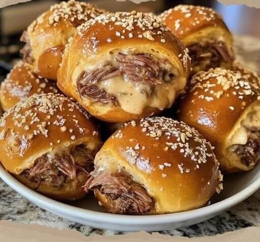 Smoked Brisket & Beer Cheese Pretzel Bombs 1