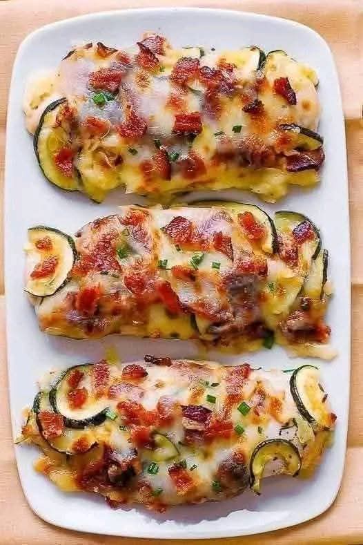 Mediterranean Chicken Zucchini Bake with Herbs & Cheese 1