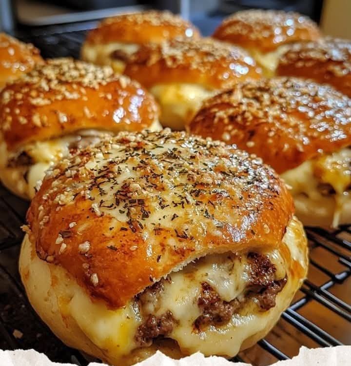 Mediterranean Garlic Parmesan Cheeseburger 1