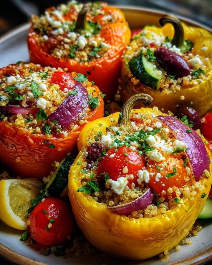 Mediterranean Stuffed Peppers 1