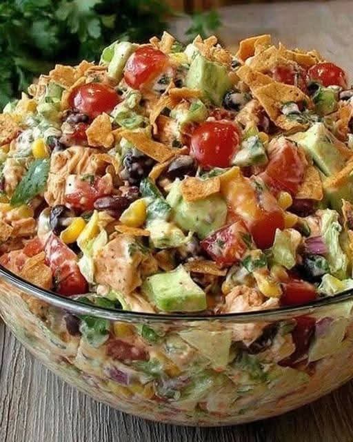 Mediterranean Tex-Mex Chopped Chicken Salad 1