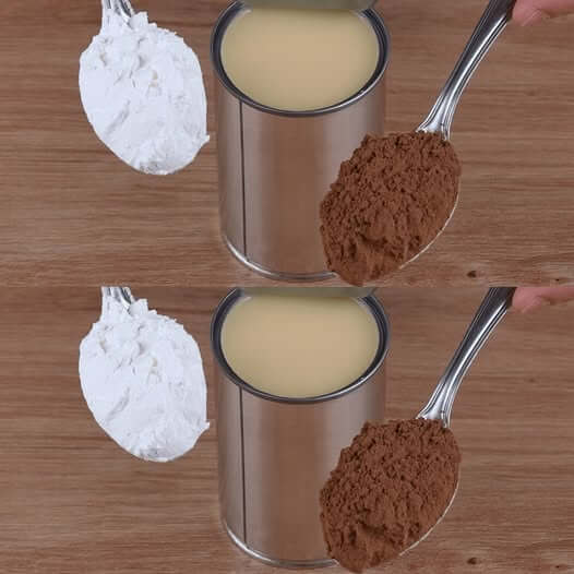 Mix Condensed Milk with Cornstarch and Chocolate 1