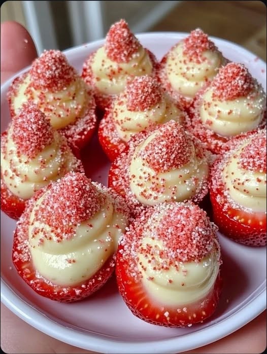 Cheesecake Deviled Strawberries 1