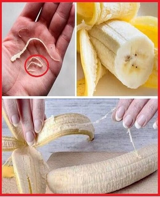 Why Do Bananas Have Those Tiny Strings. The Secret Behind Them 1