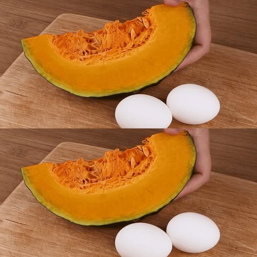 A couple of eggs and some pumpkin Try This Simple Breakfast 1