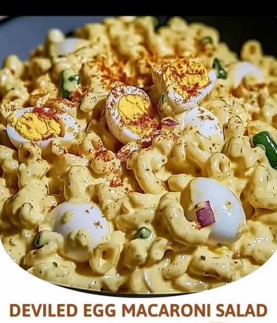 Deviled Egg Macaroni Salad 1