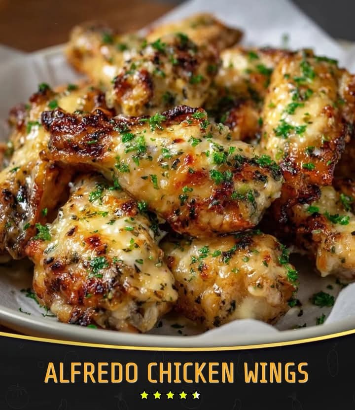 Mediterranean Alfredo Chicken Wings 1