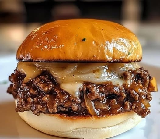Irresistible French Onion Beef Sloppy Joes 1