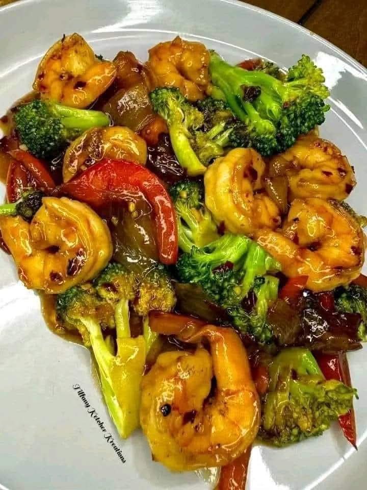 MEDITERRANEAN HONEY GARLIC SHRIMP STIRFRY RECIPE 1
