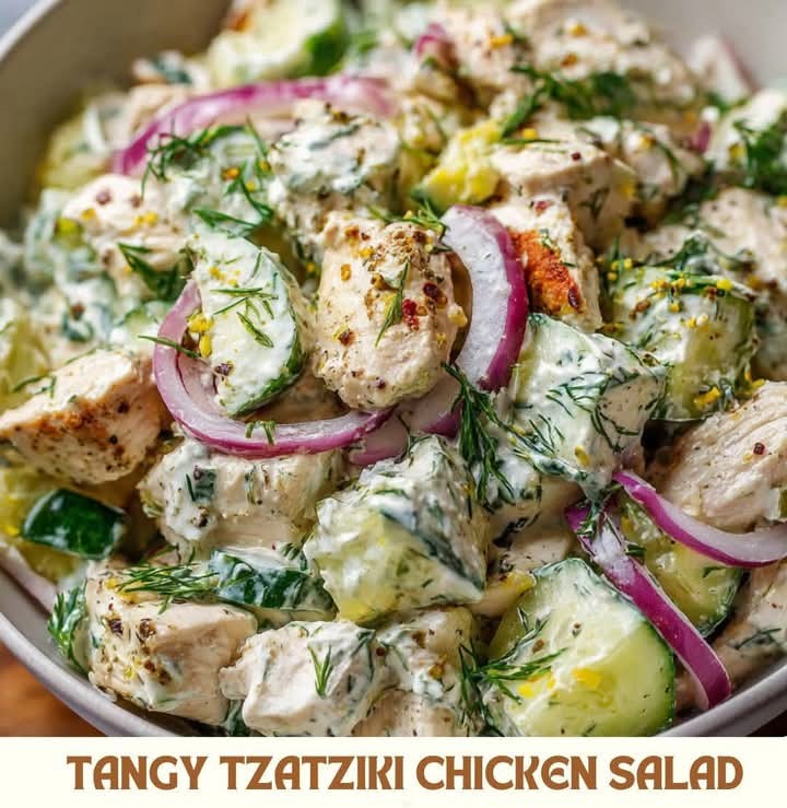 Tangy Tzatziki Chicken Salad (Mediterranean Style) 1