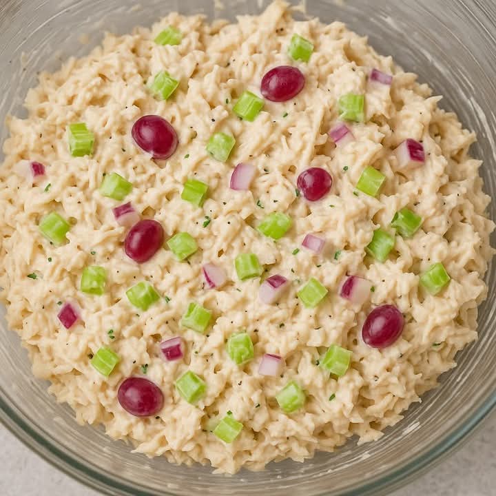 Mediterranean Chicken Salad on Croissants – Light & Flavorful 1