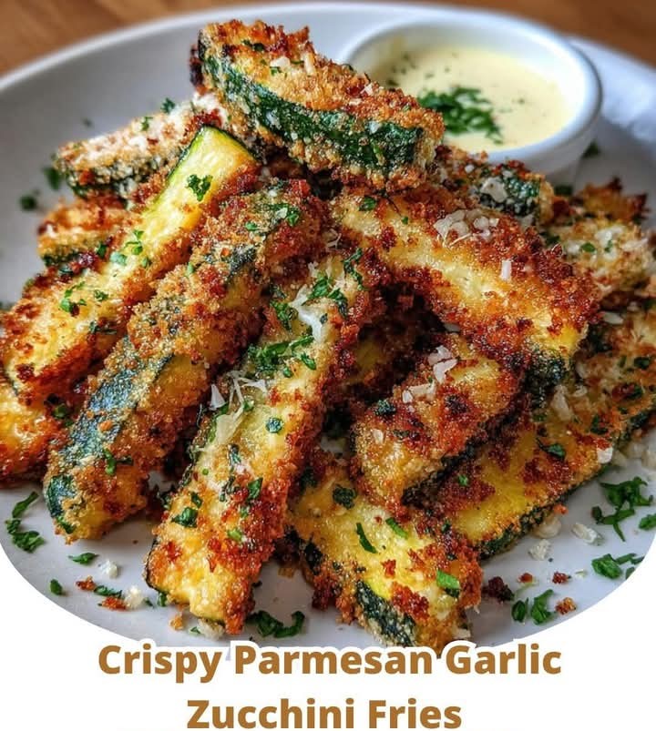 Mediterranean Crispy Parmesan Zucchini Fries 1