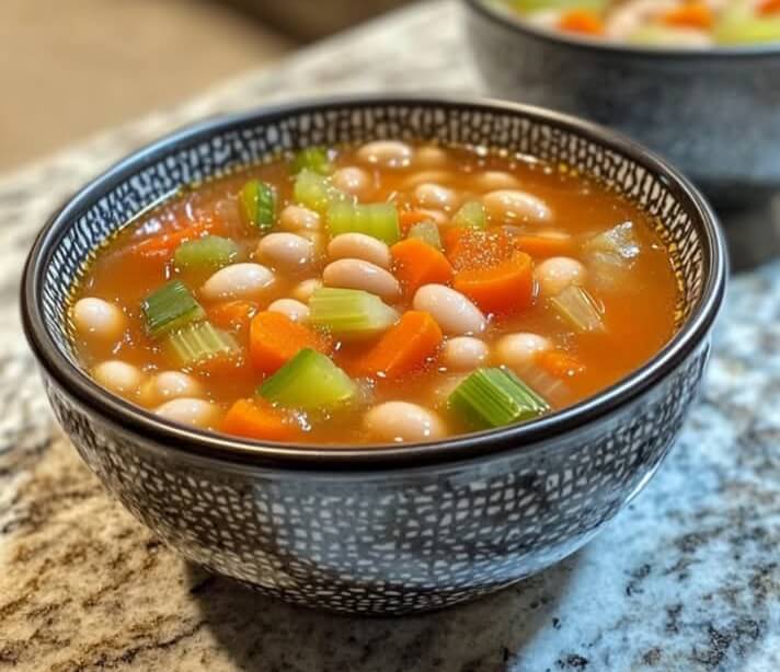Mediterranean White Bean & Vegetable Soup 1