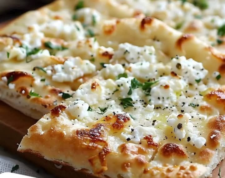 Mediterranean Cottage Cheese Flatbread 1
