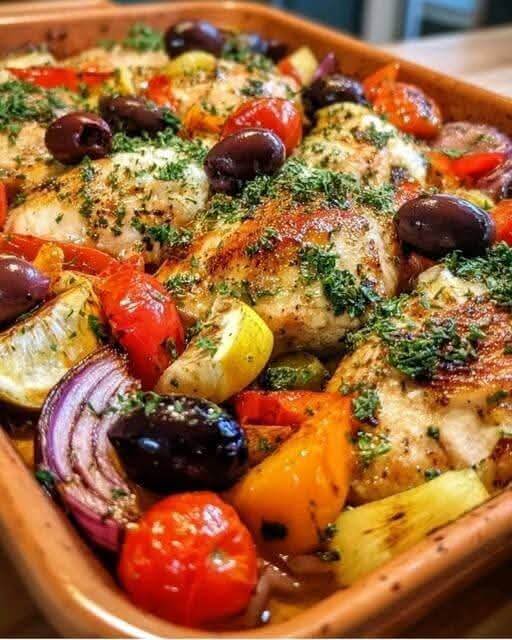 Mediterranean Chicken Bake 1