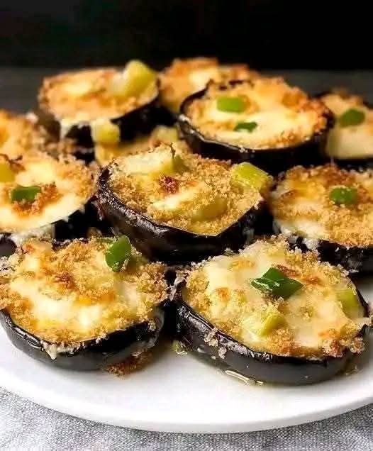 Mediterranean Cheesy Turkey & Leek Stuffed Eggplant Delight 1