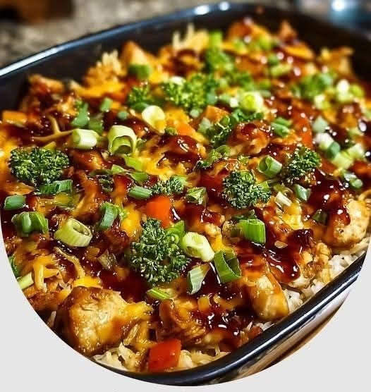 Mediterranean Teriyaki Chicken Casserole 1