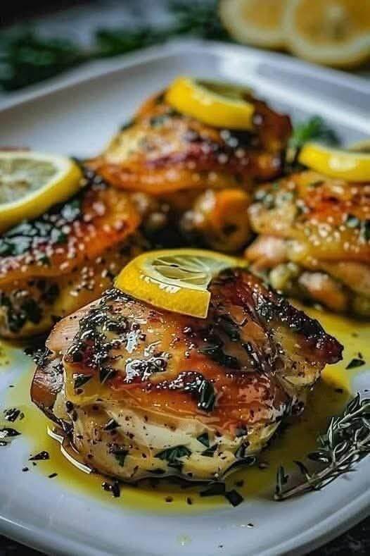 Mediterranean Lemon Herb Chicken Thighs 1
