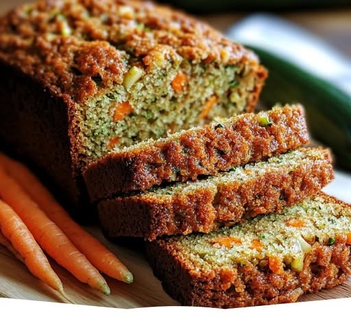 Mediterranean Carrot Apple Zucchini Bread 1