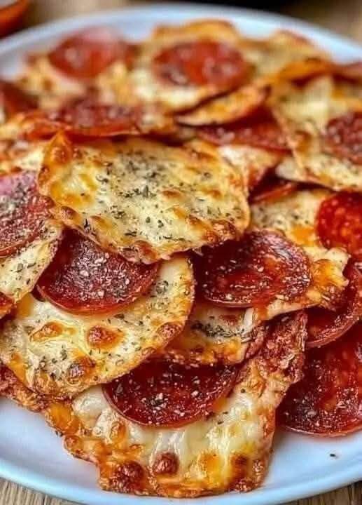 2-Ingredient Pizza Chips Recipe 1