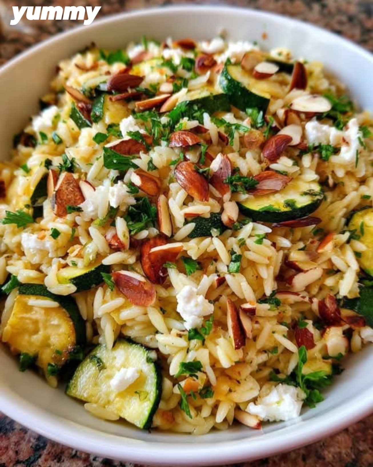 Mediterranean Zucchini Orzo Salad 9