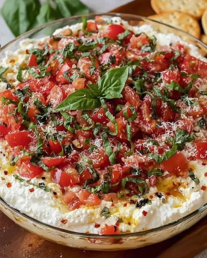 Mediterranean Refreshing Bruschetta Dip 1