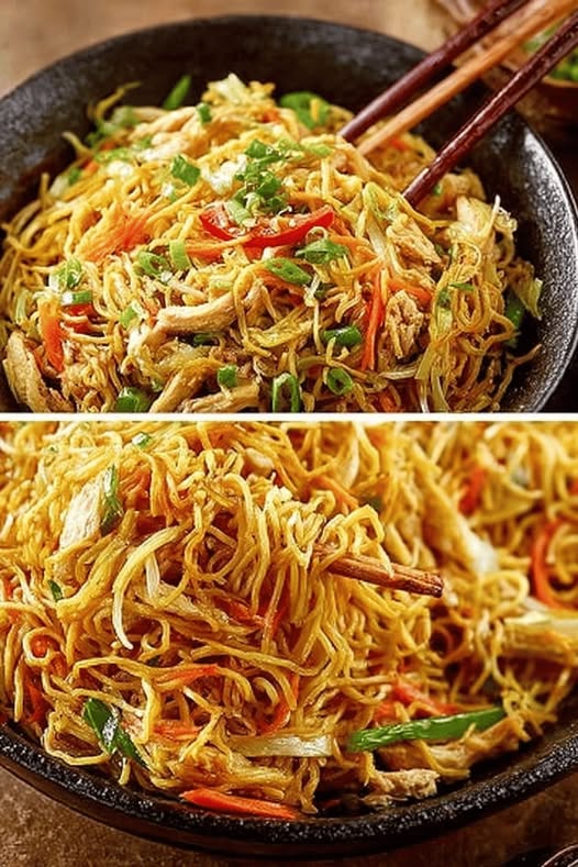 Easy Chicken Chow Mein 1