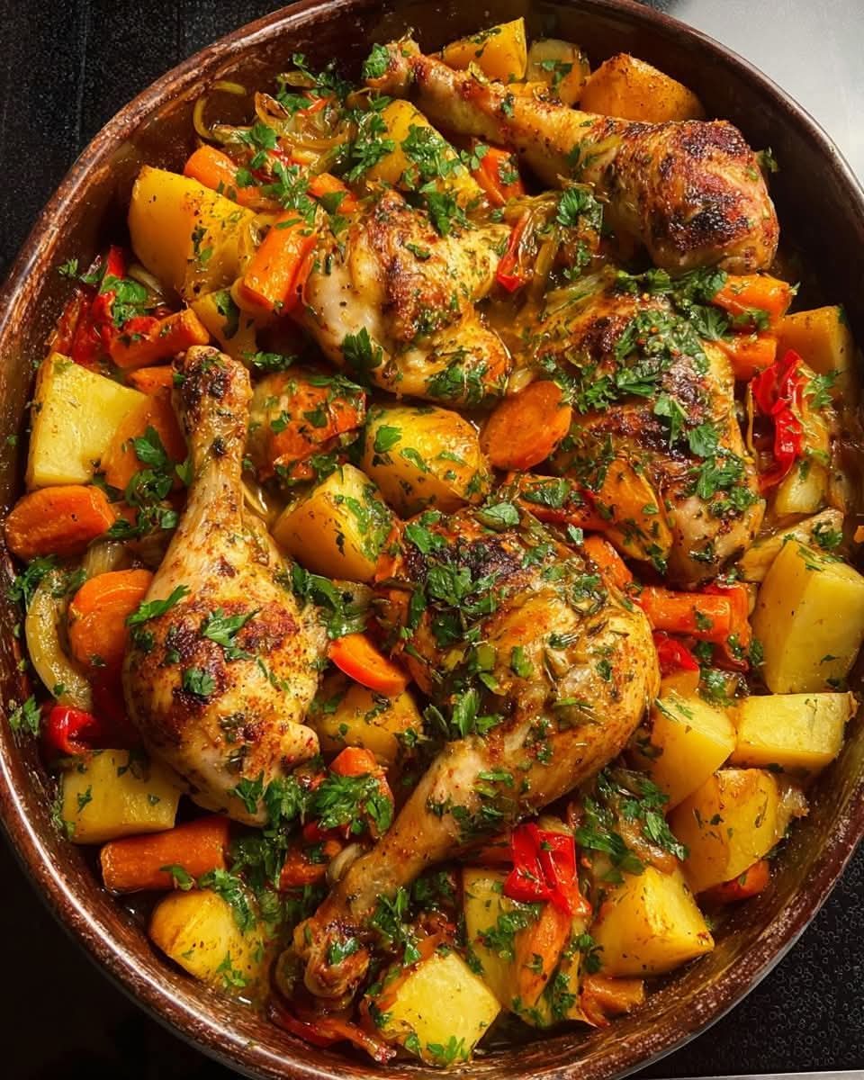 Mediterranean Savory One-Pan Chicken & Veggies 6